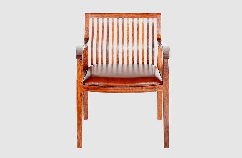 赣州中式实木大方椅家具效果图